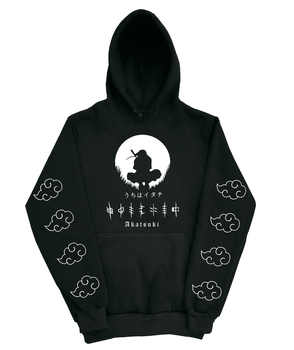 Худі аніме "Наруто. Ітачі. Акацукі" S Чорна (narutohoodie-00-009-S)