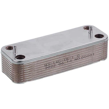 Теплообмінник (18 пластин) 3003200018 для газового котла Demrad Protherm Ariston