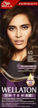 Крем-фарба для волосся Wella Wellaton інтенсивна 4/0 Темний шоколад 110 мл (4056800023035)