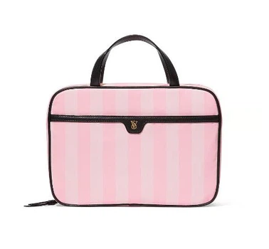 Косметичка Кейс Victoria's Secret Cosmetic Travel Toiletry Bag Рожева полоска