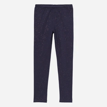 Детские лосины для девочки H&M 060840720 98 см Темно-синий/Блестки (6666000336460)