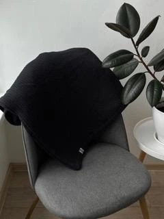 Плед Owl BLACK DIAMOND 145x225 см Черный