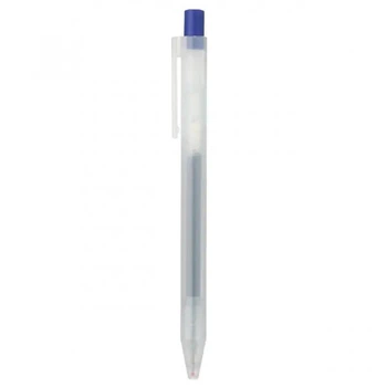 Ручка MUJI гелевая с кнопкой синяя 0,5 мм GEL-Ink (4550002794132)