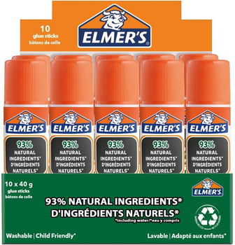 Набір клею-олівець Elmer's Clear School 40 г 10 шт (3026981438868)