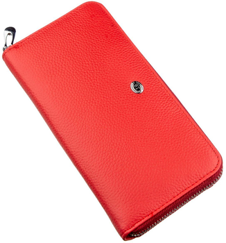 Жіночий гаманець шкіряний ST Leather Accessories 18862 Червоний