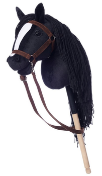 Кінь на палиці Tootiny Hobby Horse HoppiHorse A4 Чорний (5907630902054)