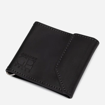 Портмоне кожаное Grande Pelle leather-11404 Черное