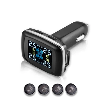 Прилад система контролю тиску в шинах з ЖК-дисплеєм TPMS, зовнішні датчики