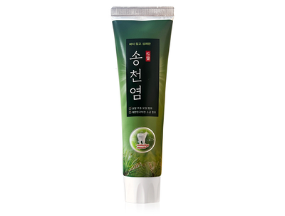 Многофункциональная зубная паста с экстрактом сосновых иголок и соли Median Songcheon Salt Toothpaste, 120г (8809608284698)