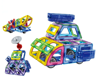 Магнитный конструктор 'Транспорт' Limo Toy арт LT5001 96 деталей