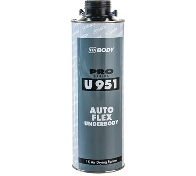 Антигравий HB Body U951 Auto Flex 1л Черный