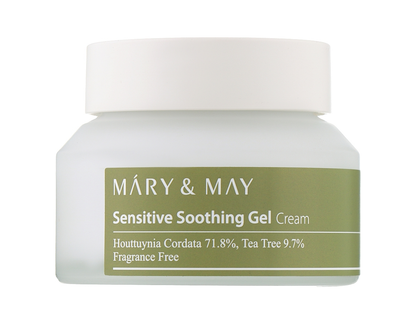 Заспокійливий гель-крем для чутливої шкіри MARY&MAY Sensitive Soothing Gel Cream, 70 мл