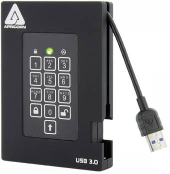 Жорсткий диск Aegis Fortress 2TB USB 3.0 Black (A25-3PL256-2000F)