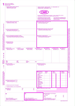 Formularze do nadruku Michalczyk i Prokop CMR Międzynarodowy list przewozowy 800-1 A4 80 arkuszy (5906858002997)