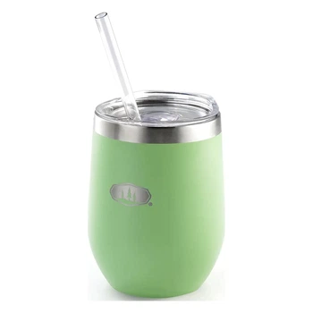 Термокружка GSI Outdoors Glacier Stainless Vacuum 12 fl oz Tumbler Зеленый (1099-63353)