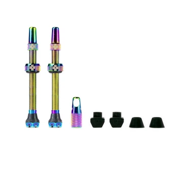 Вентилі для безкамерних колес Muc-Off Tubeless V2 44 mm пара Мультиколор (1081-MC.20429)