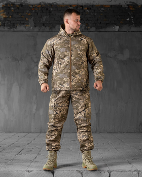 Тактический зимний костюм SoftShell Omni-Heat 4XL пиксель (89188)