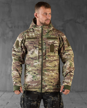 Тактична зимова куртка SoftShell XL мультикам (89362)