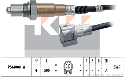 Лямбда-зонд KW (аналог EPS 1.998.316/Facet 10.8316) (498316)