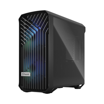 Корпус ATX Fractal Design без БЖ Torrent Compact RGB чорний з загартованим склом Torrent Compact RGB Black TG