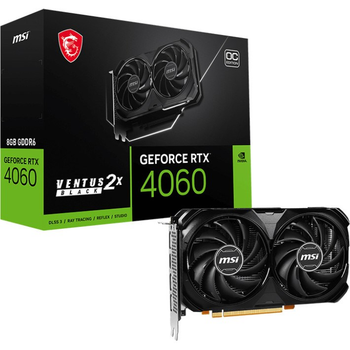 Відеокарта MSI Nvidia GeForce RTX 4060 VENTUS 2X BLACK 8G OC
