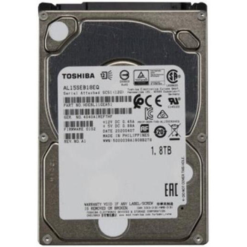 Жорсткий диск Supermicro 2.5" Toshiba 1.8TB SAS3 12Gb/s 10K RPM 128MB 512E Enterprise HDD (AL15SEB18EQ)