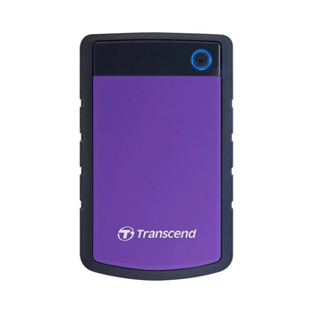 Зовнішній жорсткий диск 1TB Transcend StoreJet 25H3P (TS1TSJ25H3P) 2.5" USB3.0 Black-Purple