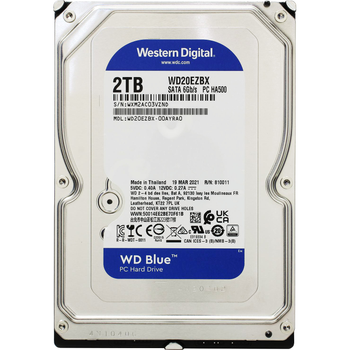 Жорсткий диск 3.5" 2TB WD (WD20EZBX) 2 TB 7200 об/хв 256 MB SATA III WD Blue 35