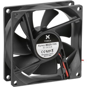 Кулер для корпусу Vinga 8025 1 80 мм 1500RPM пластик 18dB 4pin (Molex) 80 х 80 х 25 мм