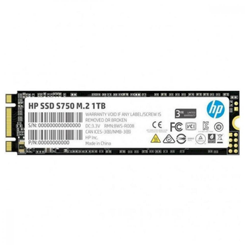 Накопичувач SSD M.2 2280 1Tb HP S750 3D NAND TLC Retail
