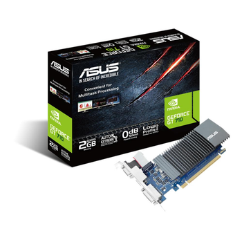 Відеокарта ASUS GeForce GT 710 2GB GDDR5 (64bit) (954/5012) (GT710-SL-2GD5-BRK-EVO)
