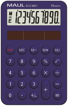 Kalkulator Maul Eco MD1 10-cyfrowy kieszonkowy Niebieski (4002390092791)