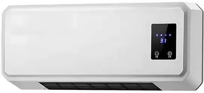 Тепловентилятор обогреватель Domotec MS 5962 настенный керамический обогреватель 2 режимы работы Белый 2000 Вт