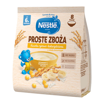 Каша Nestle Proste Zboża банан рисово-кукурузная с 6 месяцев, 144г