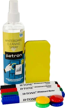 Набор аксессуаров H-TONE со спреем Patron для маркерной доски (SPONGE-HTONE)