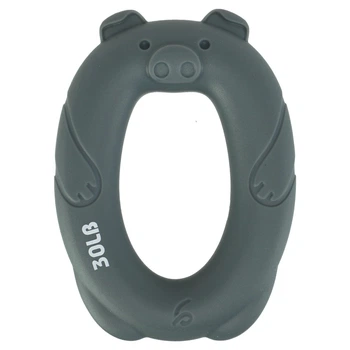 Эспандер кистевое кольцо JELLO PIG FI-0705 (силикон, нагрузка 30LB, серый)