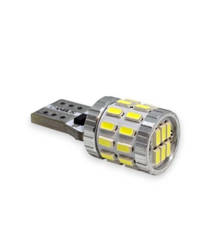 Светодиодная лампа Т10 W5W 30SMD 3014 12-24V с обманкой Белая (10102)