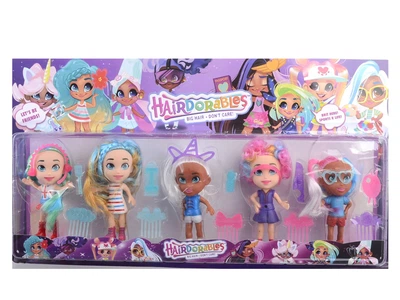 Набір Hairdorables Ляльки з аксесуарами, 5шт YM281272