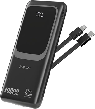 УМБ Bavin PC1029S 10000 mAh 22.5W Fast Charge Black (Y-PC1029S BK)
