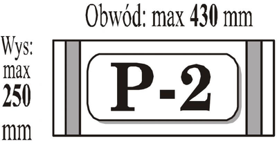 Zestaw okładek do podręczników Iks P2 Format B5 250 x 430 mm 50 szt (5904314001027)