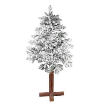 Ялинка лита засніжена на високій ніжці Flora 180 см. 11808