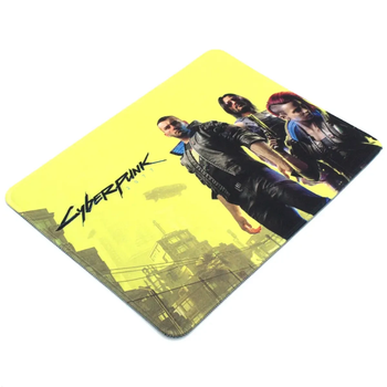 Килимок для комп'ютерної миші з принтом і логотипом Cyberpunk 2077 ABC
