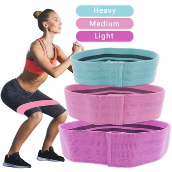Резинки для фитнеса и спорта Hip Resistance Bands 3шт тканевые