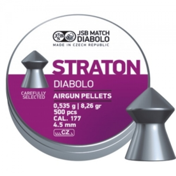 Пули JSB Diabolo Straton Jumbo, 4,5 мм, 0,535 гр, 500 шт