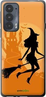 Чехол на Motorola Edge 20 Ведьма на метле "1184u-2497-70447"