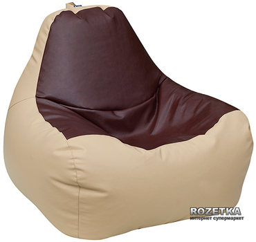 Кресло-Груша Примтекс Плюс Simba H-2201/H-002 S Beige-Brown (ordf)