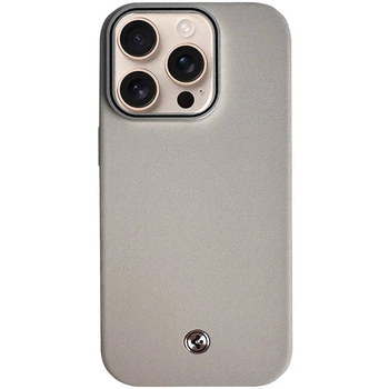 Чехол PC+Leather SGP with MagSafe для Apple iPhone 15 Pro (6.1") Grey - 00000074876_5