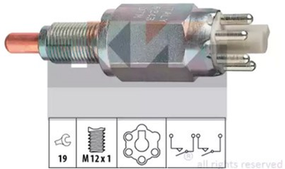 Датчик заднего хода KW (аналог EPS 1.860.243/Facet 7.6243) (560243)