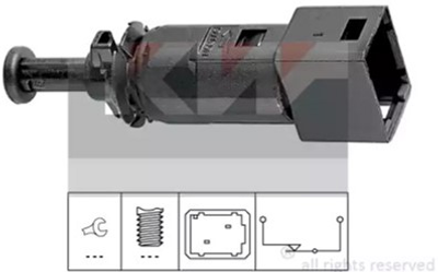 Датчик педали тормоза / сцепления KW (аналог EPS 1.810.148/Facet 7.1148) (510148)
