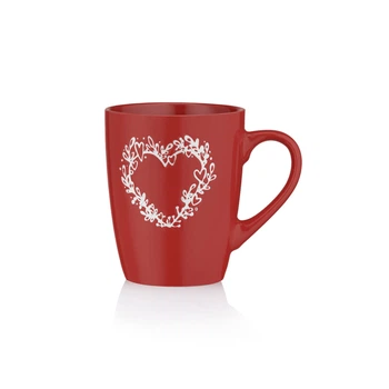 Кружка Ardesto Heart AR3467R 320 мл красная
